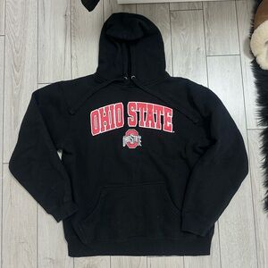Ohio State Black and Red Hoodie Sweater
